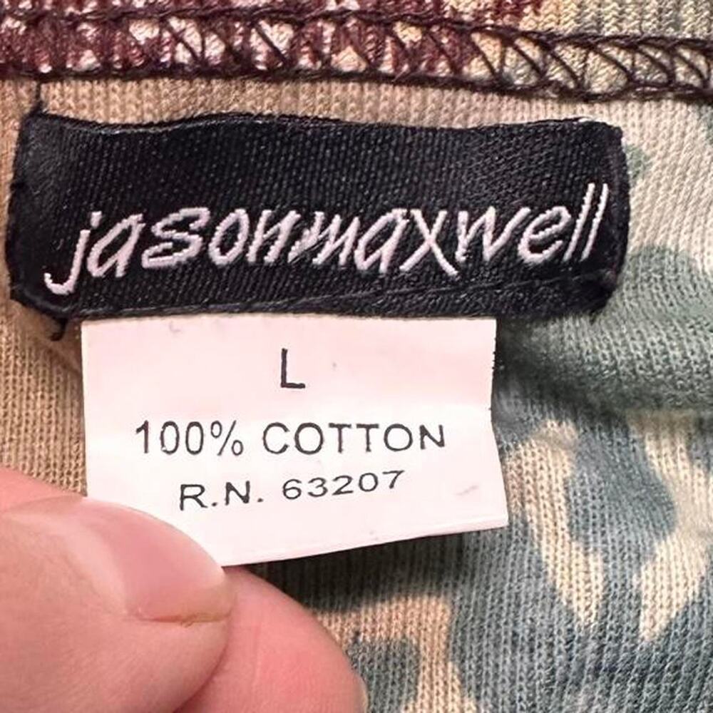 Jason Maxwell 100% Cotton Floral Vintage Sequin Tank Great Quality - Picture 5 of 5